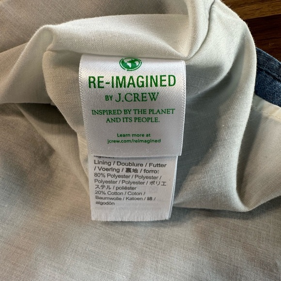 J.Crew Factory Chambray blue camisole Size 12 - Picture 6 of 7